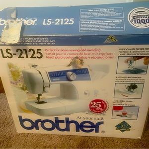 Brothers Sewing Machine. Like new and no defects.